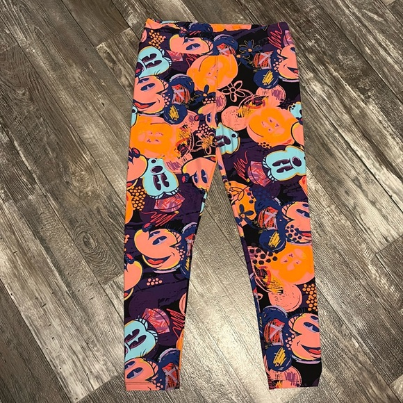 LuLaRoe Pants - Lularoe leggings, unique Disney Mickey Mouse tall and curvey